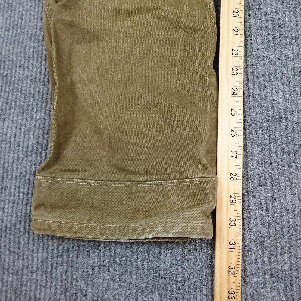 Kuhl Rydr Pants Mens 40x32 Brown Canvas Vintage Patina Dye Workwear Outdoor - Picture 7 of 9